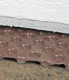crawl space insulation installed in Martensville over our extra large drainage matting