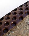 Crawl space drainage matting in a home in Martensville, Saskatchewan