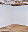 basement wall vapor barrier in Unity